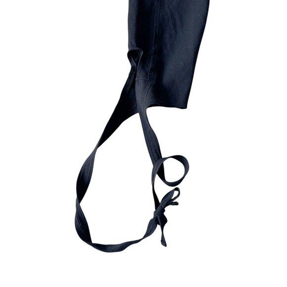 Free People Movement Turnout Crossover Waist Ankle Tie Cropped Leggings in Black - Picture 10 of 11